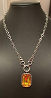 Queen Bling Yellow Necklace